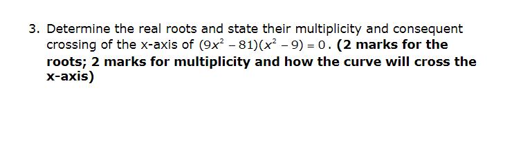 the type of function and whether it is of even or odd