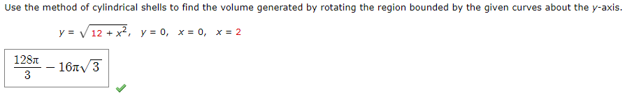 the solid obtained by rotating the region bounded by the given curves