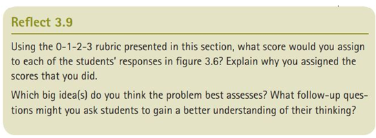 Reflect 3.9 Using the 0-1-2-3 rubric presented in this section, what
