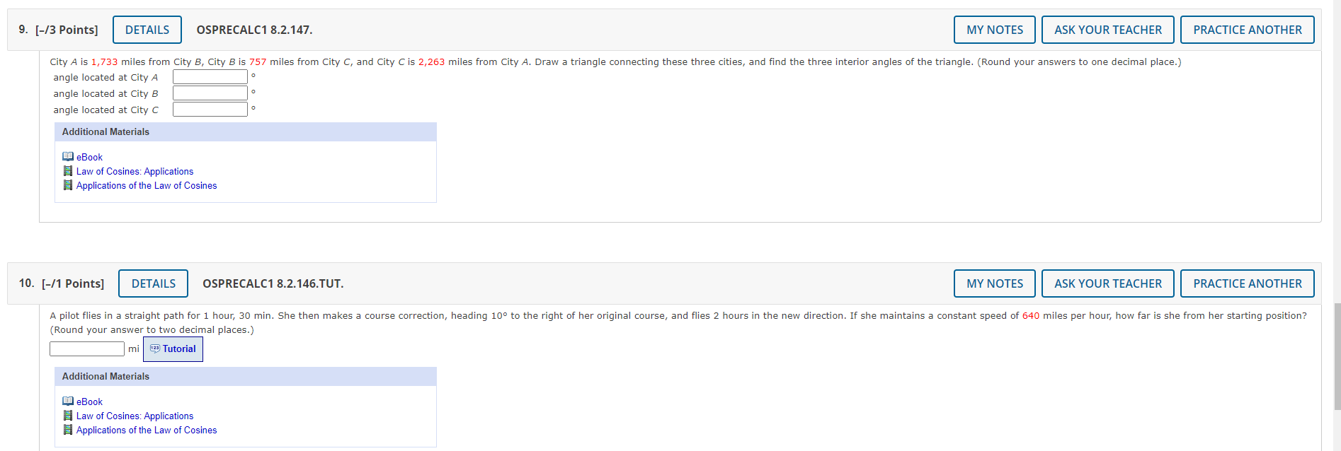 on the level ground. How long is the pole? Round to the