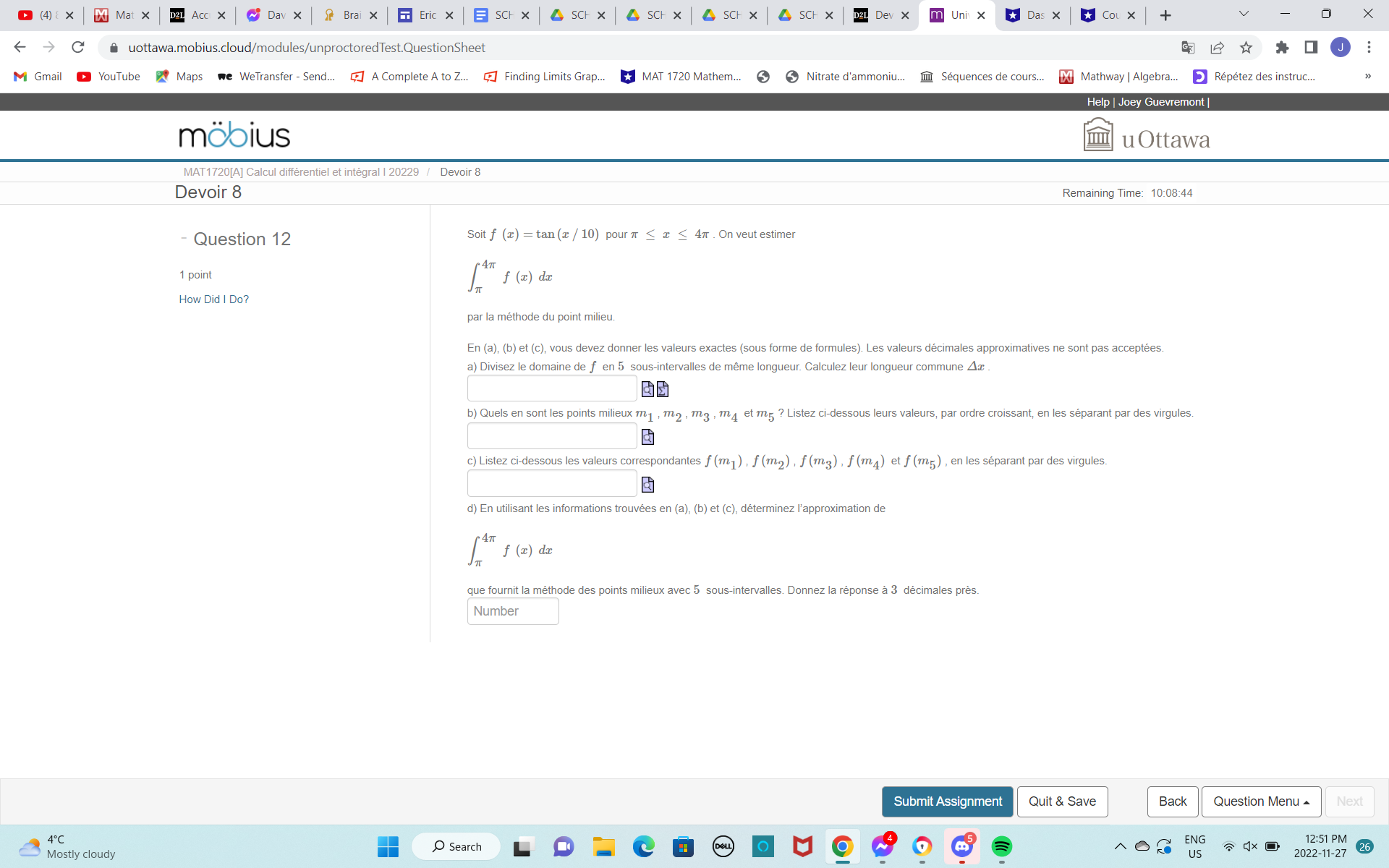  (4) : X D Mat X D2L Acc X ~ Dav