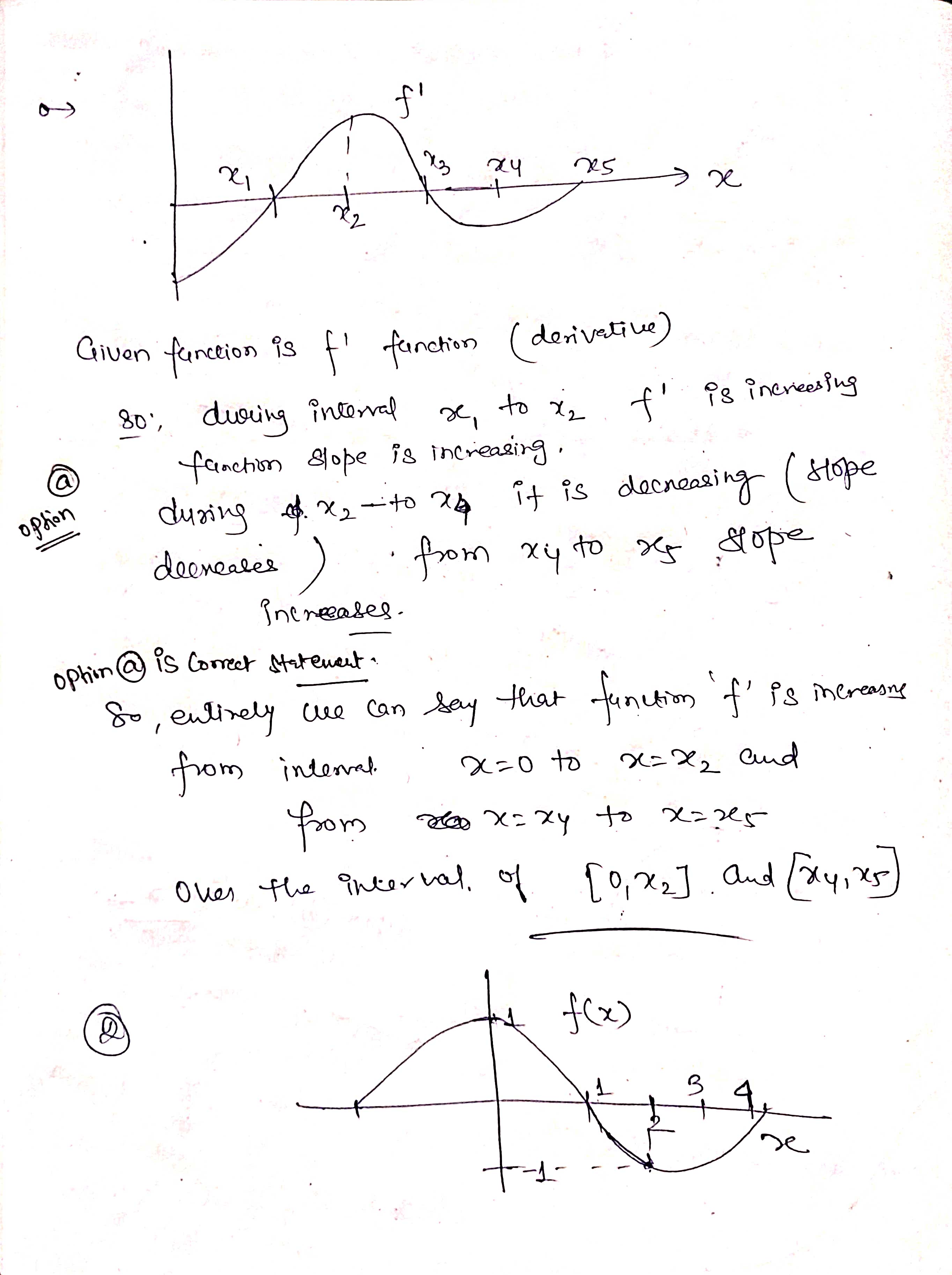f( x) xx . if it is parabolic . J ( x