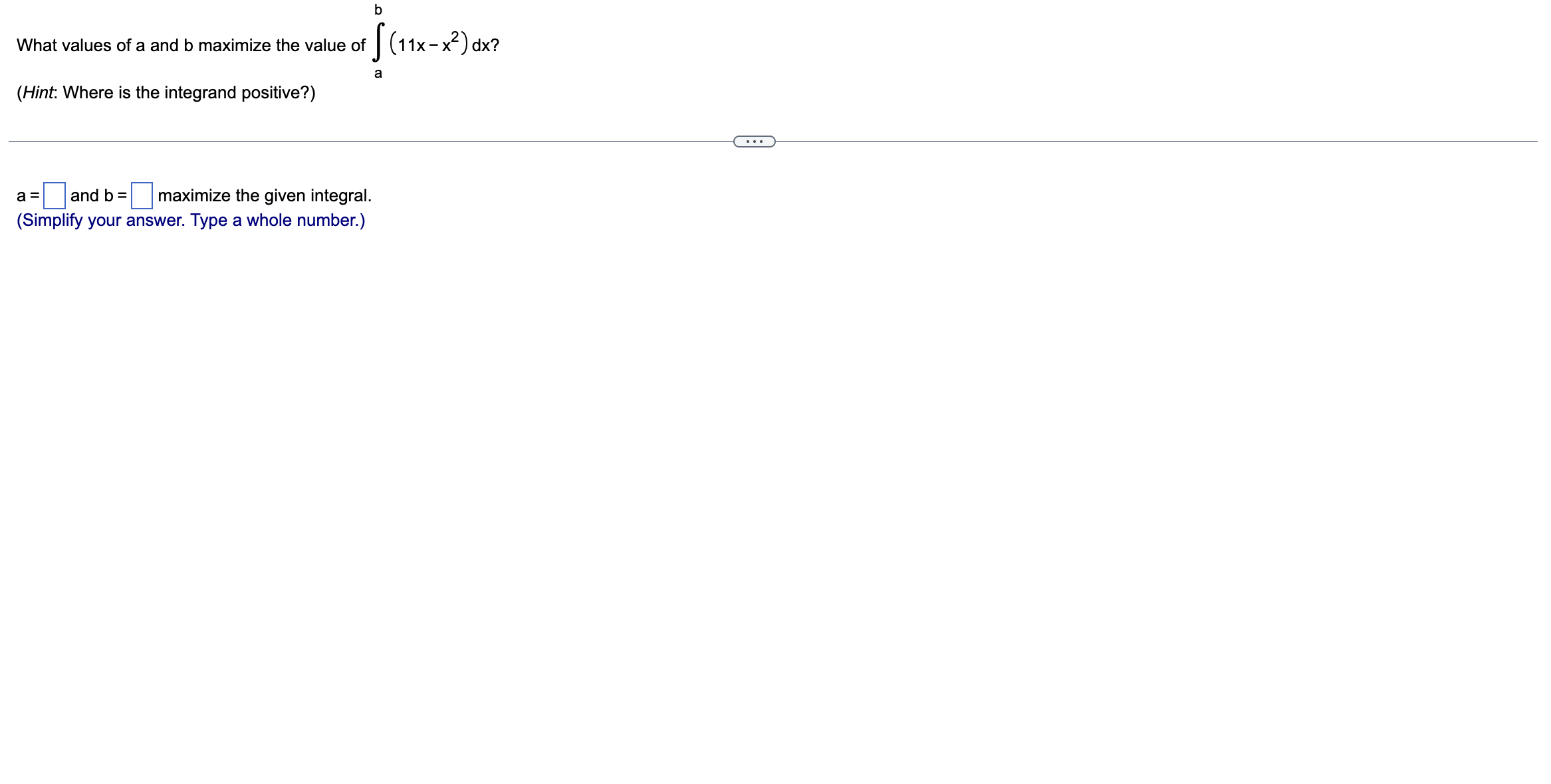  b What values of a and b maximize the value of