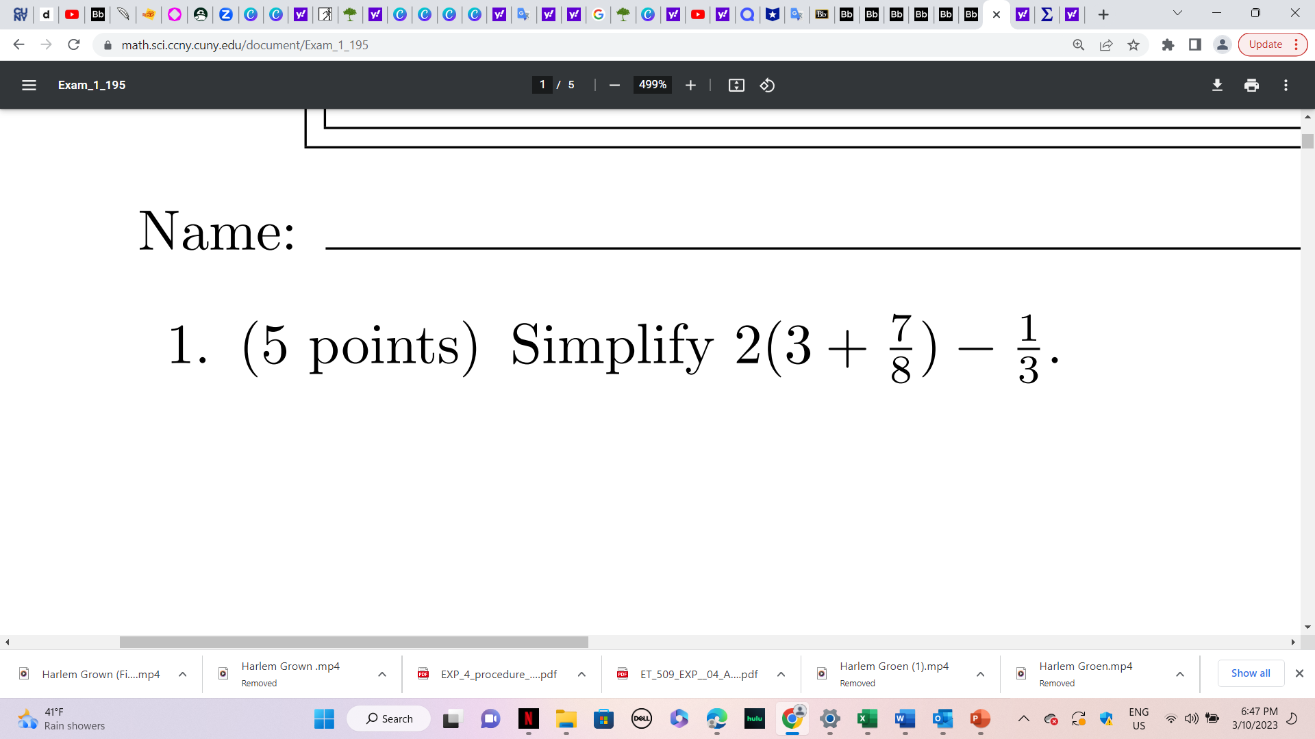points) Simplify 2(3 + CO/H Harlem Grown .mp4 Harlem Groen (1).mp4 Harlem