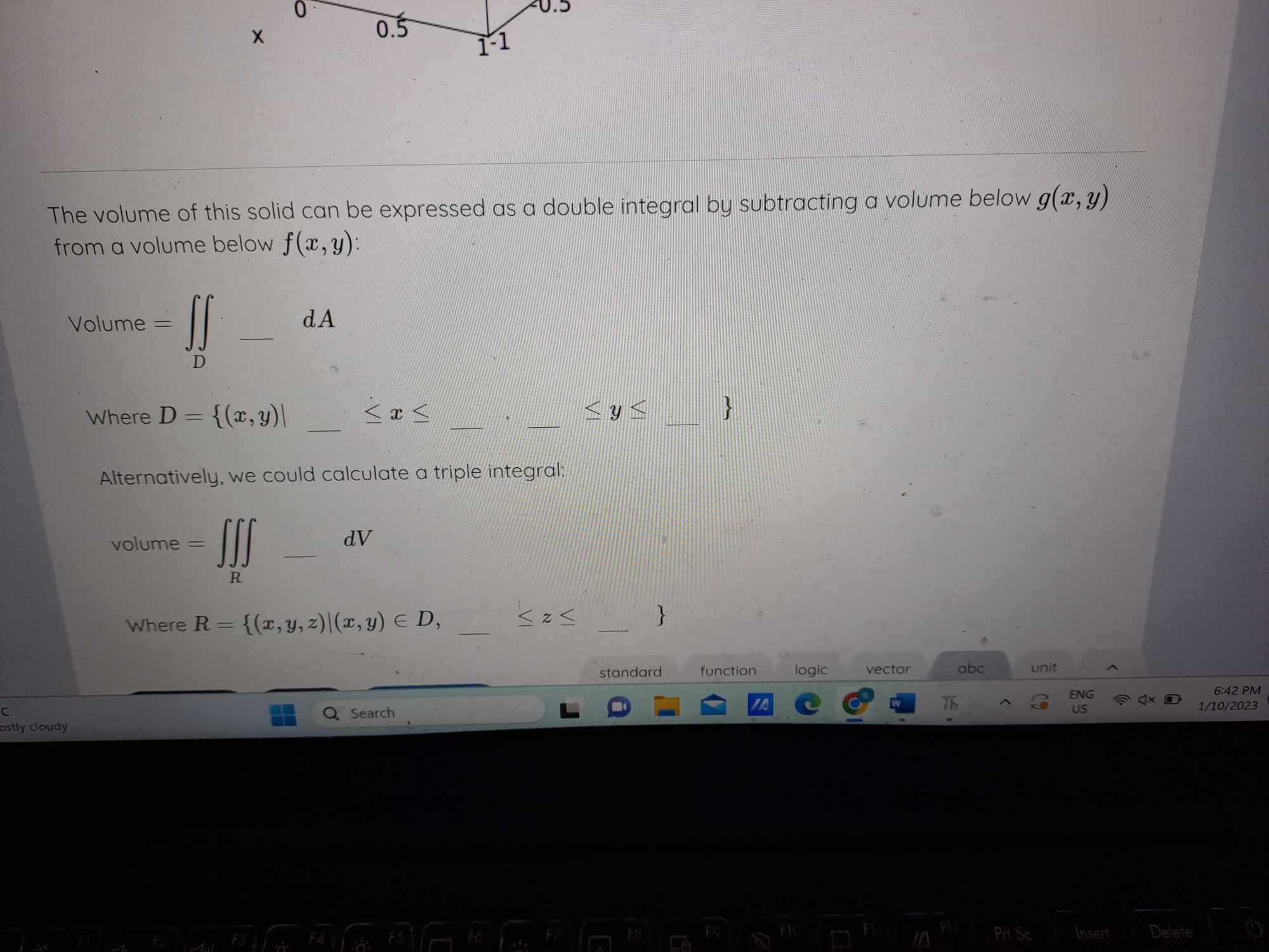 and the planes.y = 1 and y = -1 N Z 1.