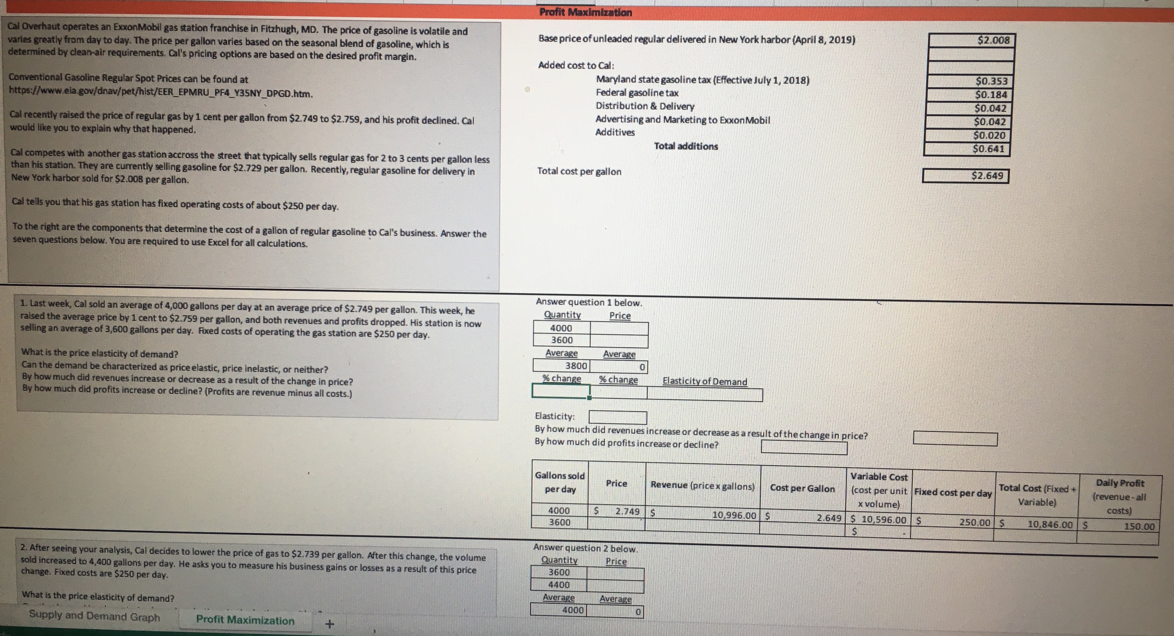 on commodity exchanges. Prices can change in less than a second. The
