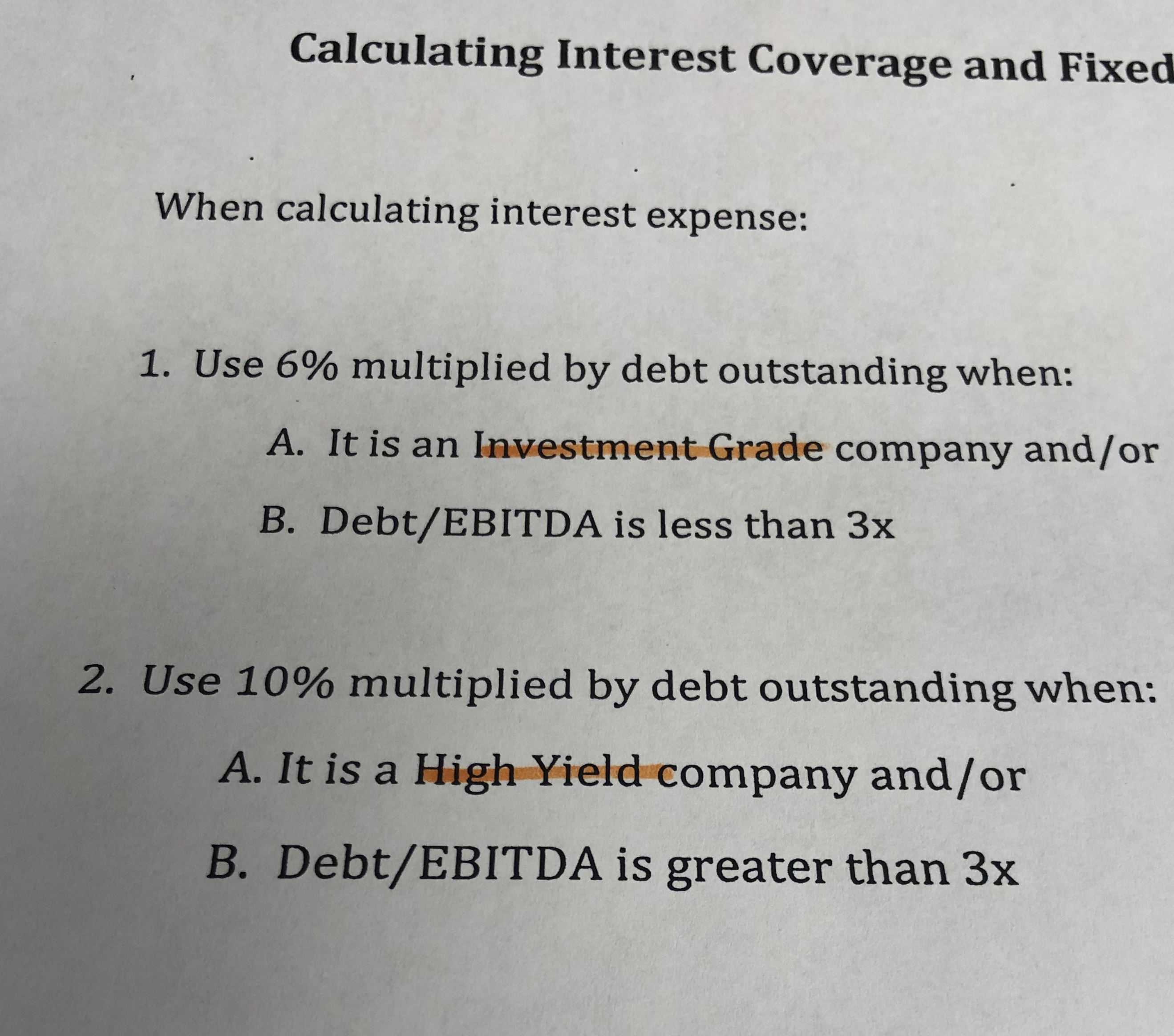 30 30 30 EBITDA 130 137 148 Debt 300 300 300 Notes: