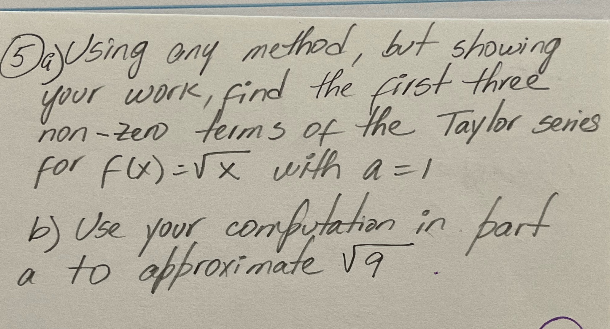 non - zer terms of the Taylor series for F(x ) :