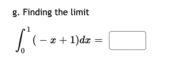 of an integral. . Identify the following variables. 1 c. Use the