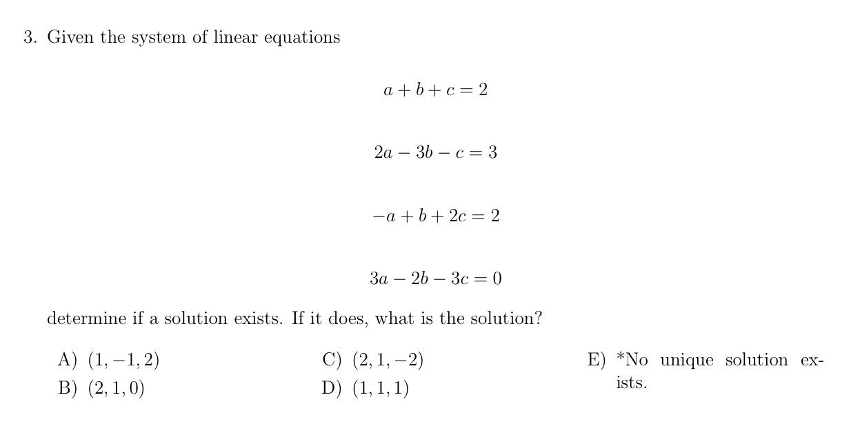 (131:1) ists. 4. Given the system of linear equations 2x1 - X2