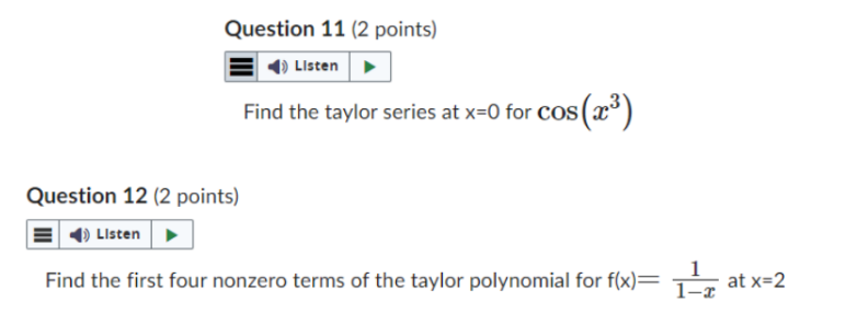  Please help me answer the following questions. Please show work. Thanks