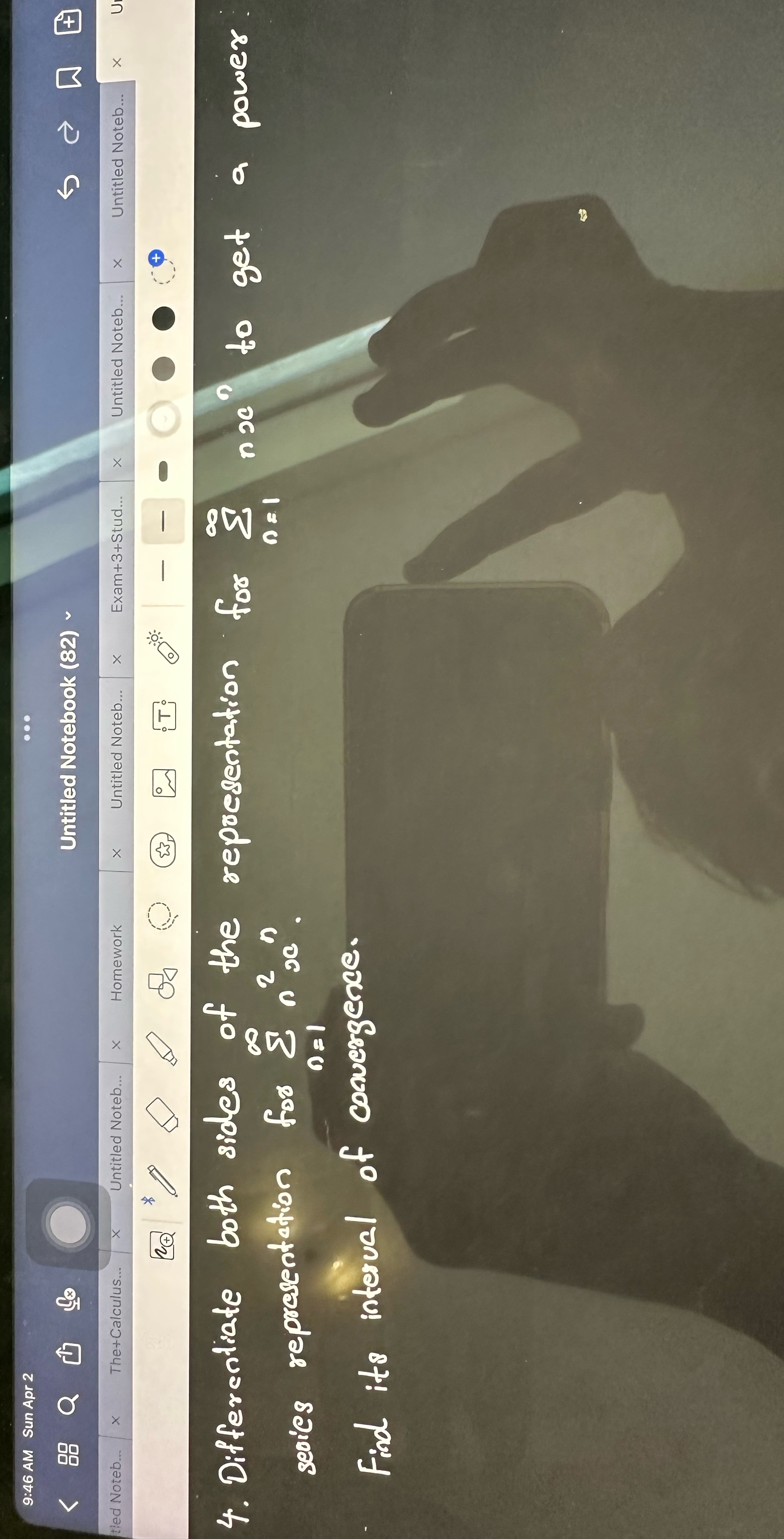 Please do it on the paper so that I can see