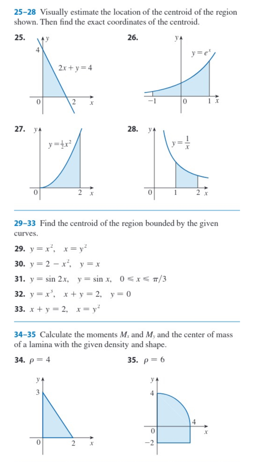 y =4 0 2 x 10 1 x 27. YA 28. VA