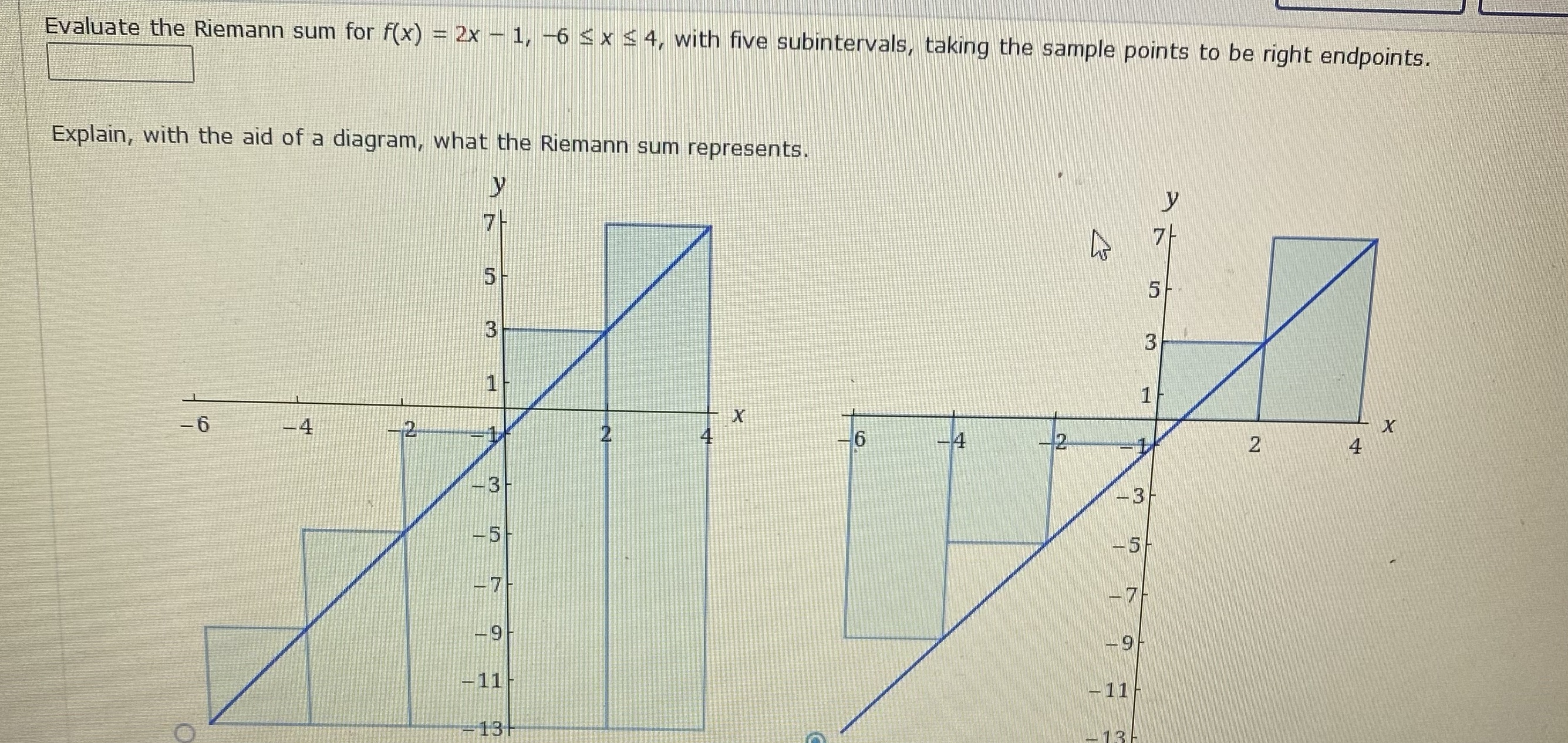 smpie points to be right endpoints, Explain, with the aid of a