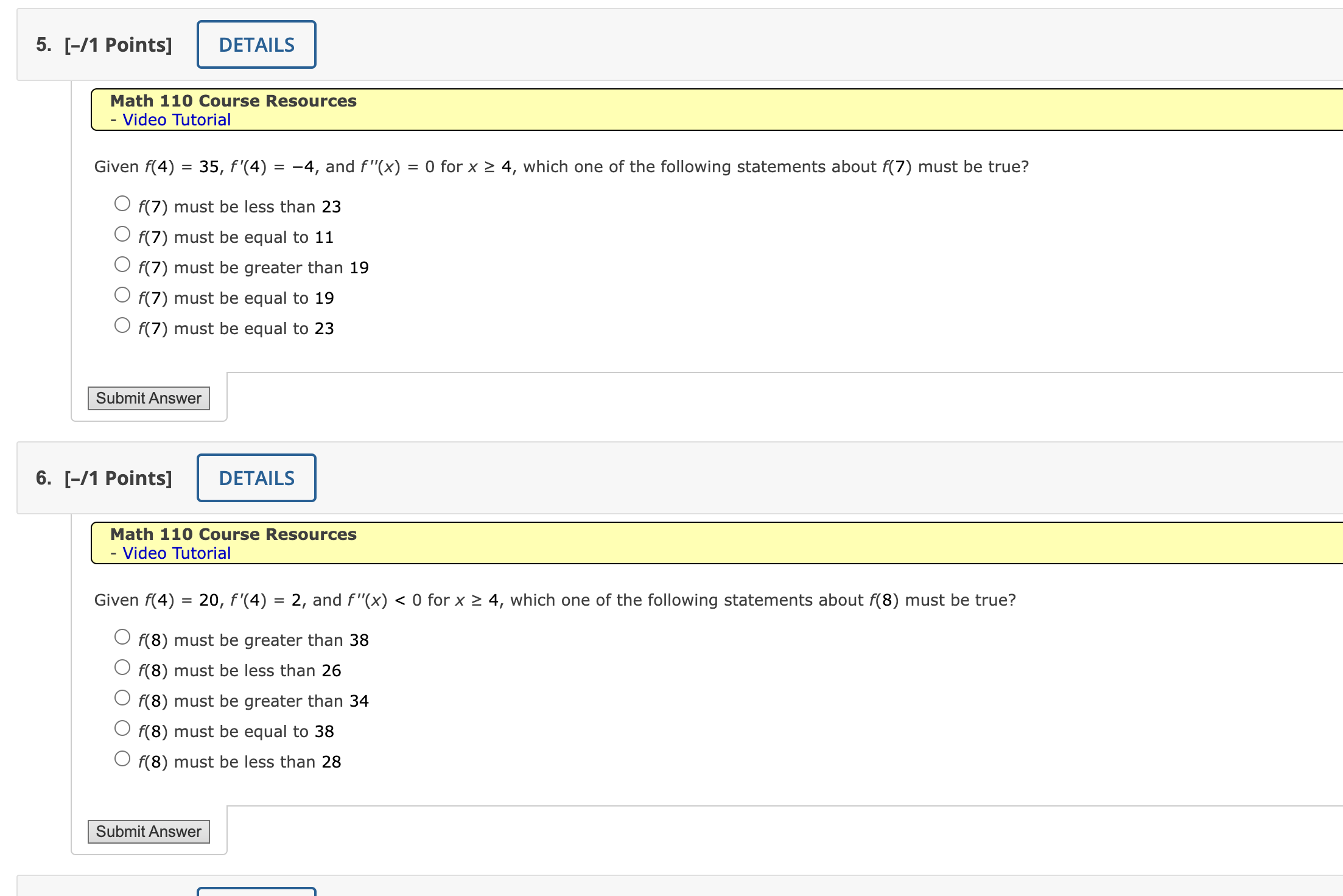 Course Resources - Curve Sketching Course Packet on intervals of concavity Suppose
