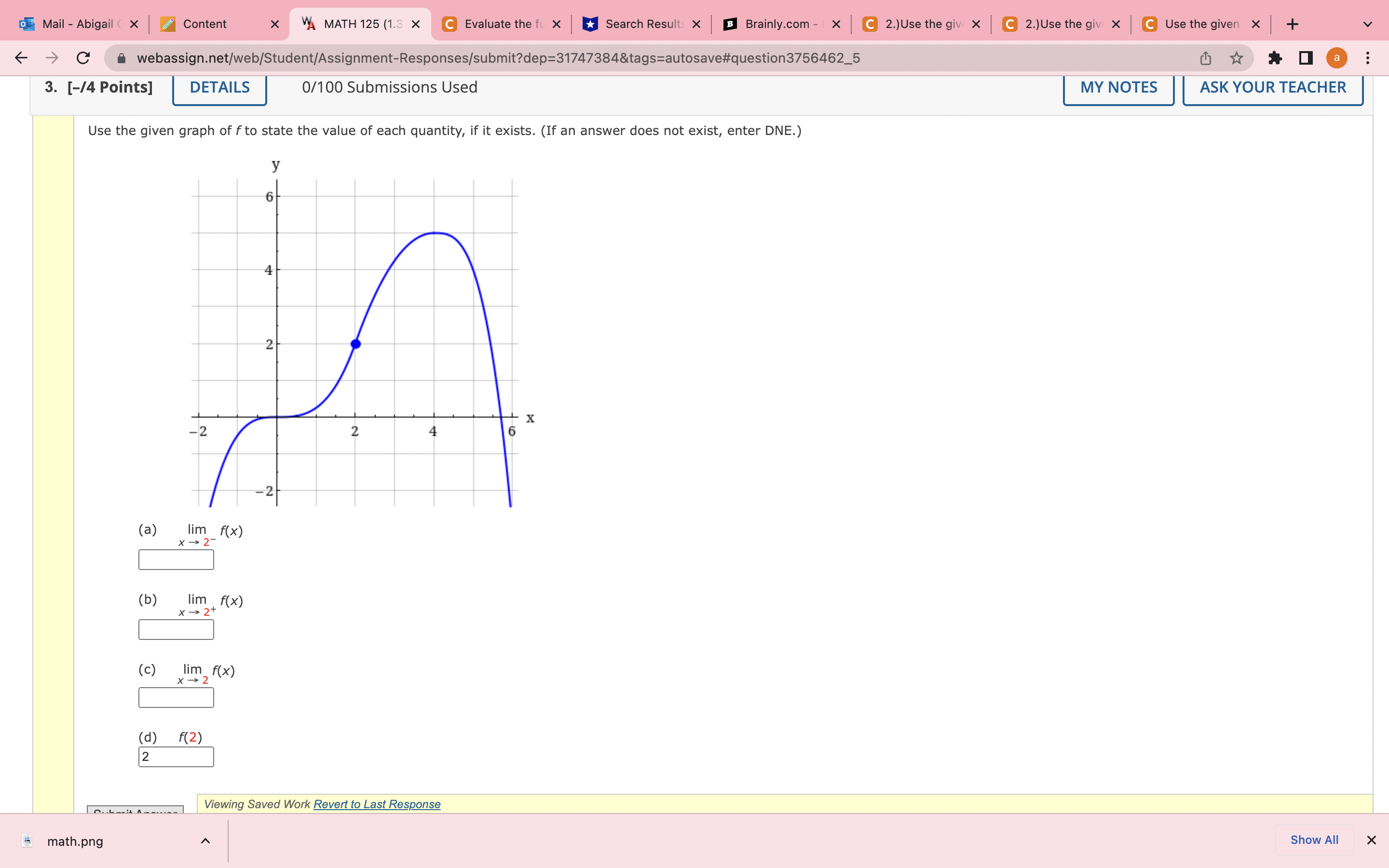 X C Evaluate the fu X Search Results X B Brainly.com -