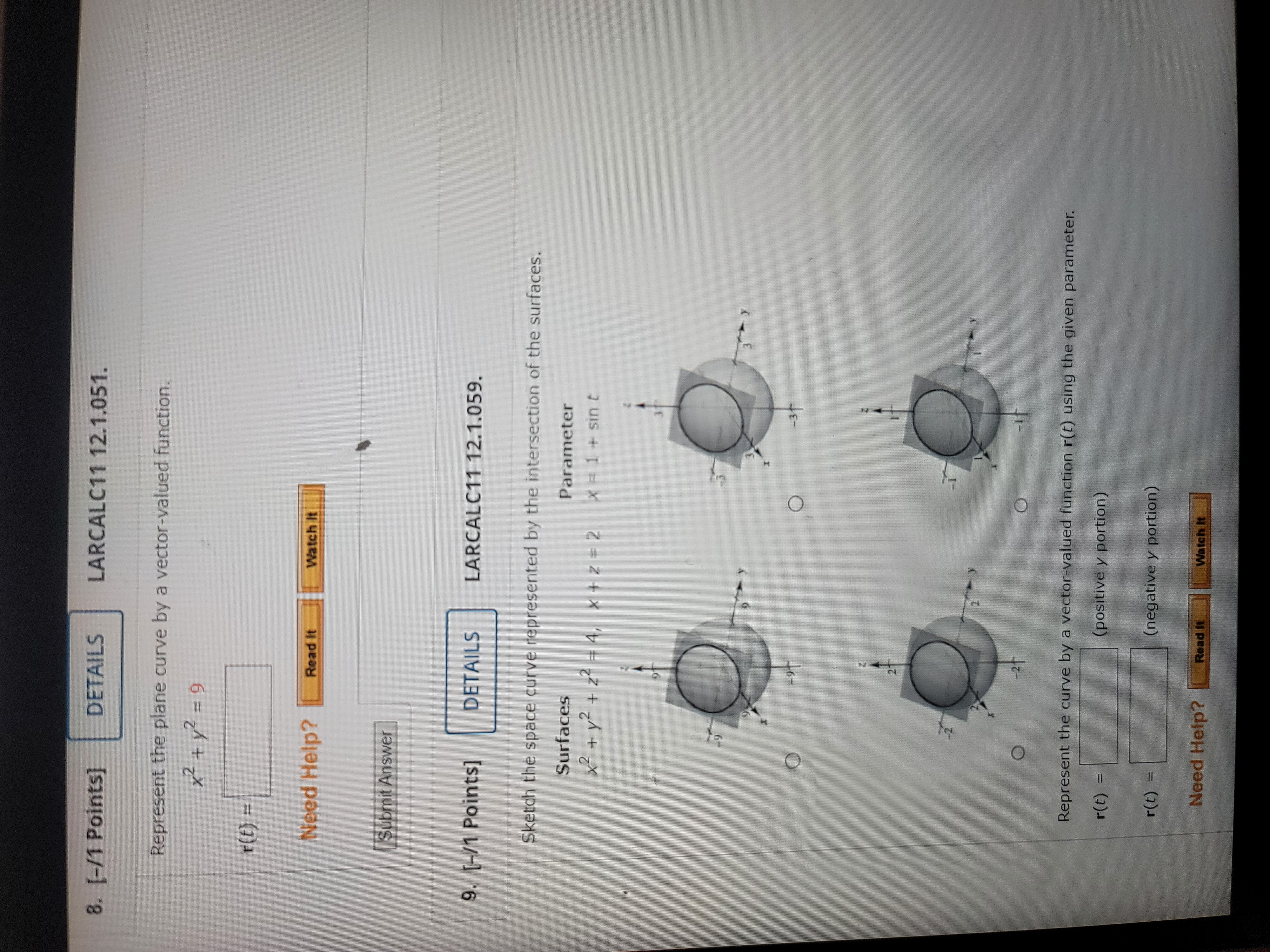 (Enter your answer using interval notation.) r(t) = F(t) + G(t), where