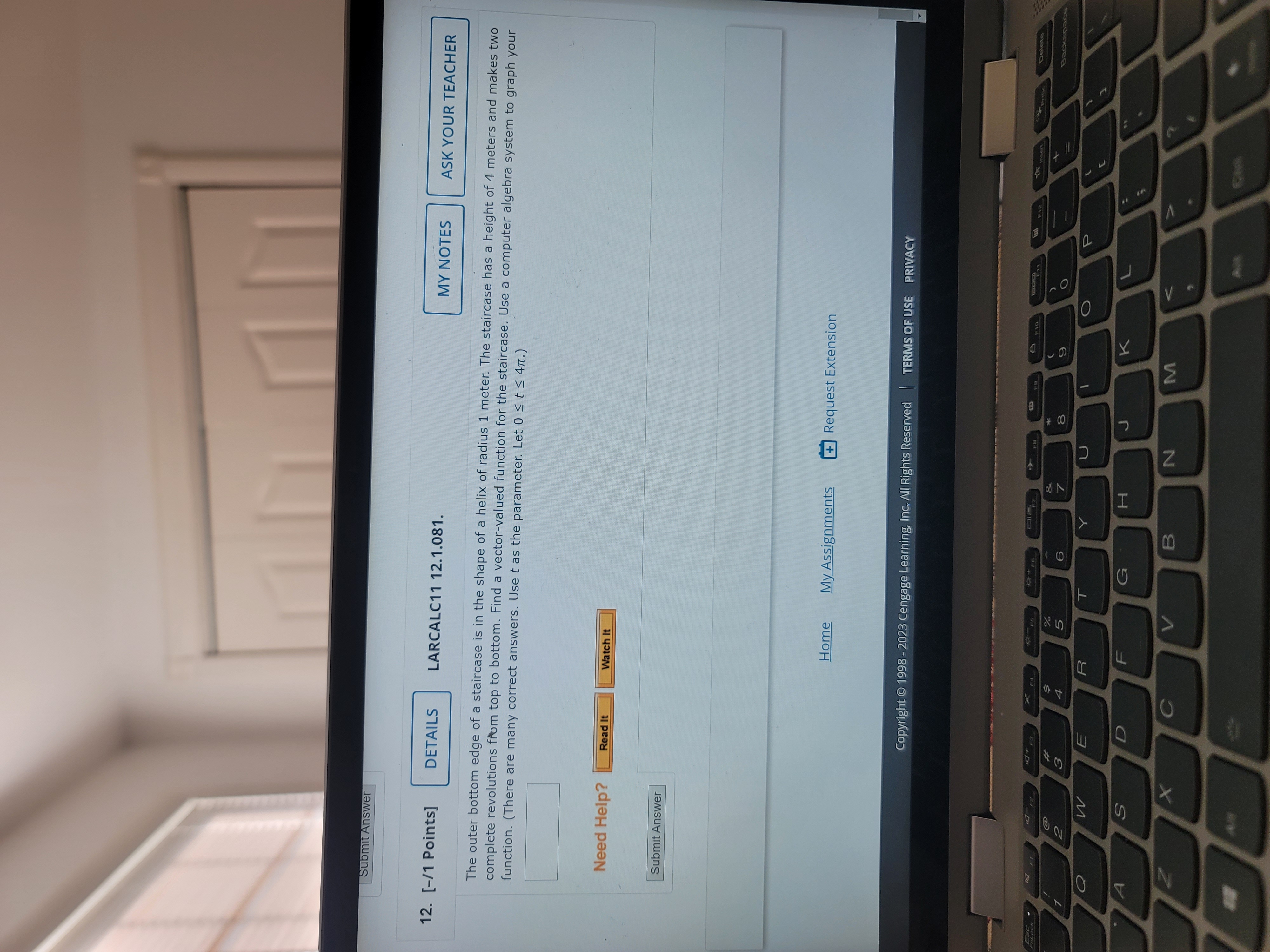 - (1/6) - Need Help? Read It Watch It Submit Answer3. [-/1