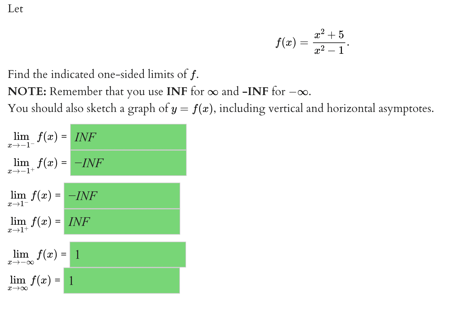  Let f (2c ) 20 2 + 5 202 - 1