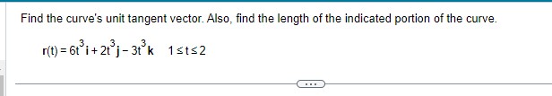 conditions: r(0) = 6i + 4j + 6k dr dt = -