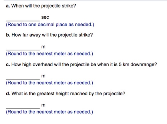 The initial speed of the ball is 9.90 m/sec. (Round to the