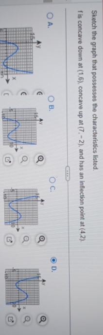 9. Is this correct? Sketch the graph that possesses the characteristics