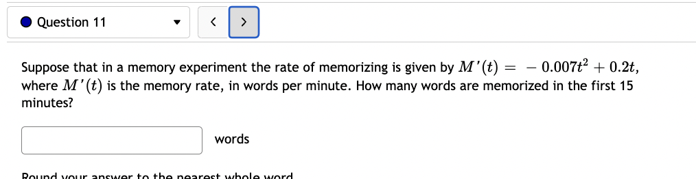 function C(p}. can =5 i . Question 11 Suppose that in a