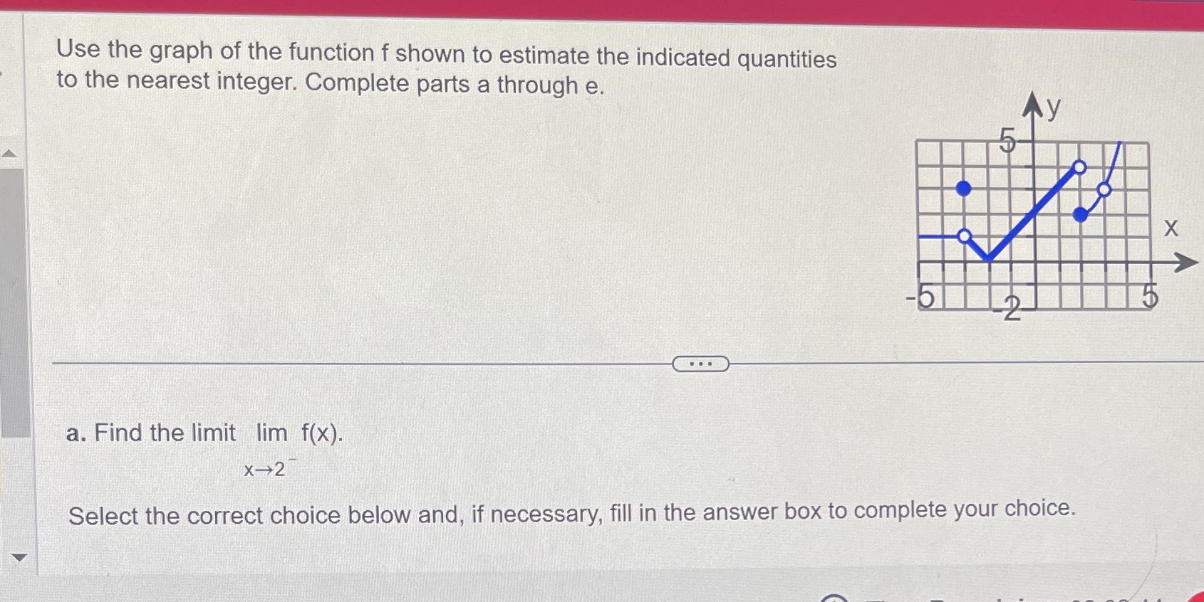 indicated quantities to the nearest integer. Complete parts a through e. Ay