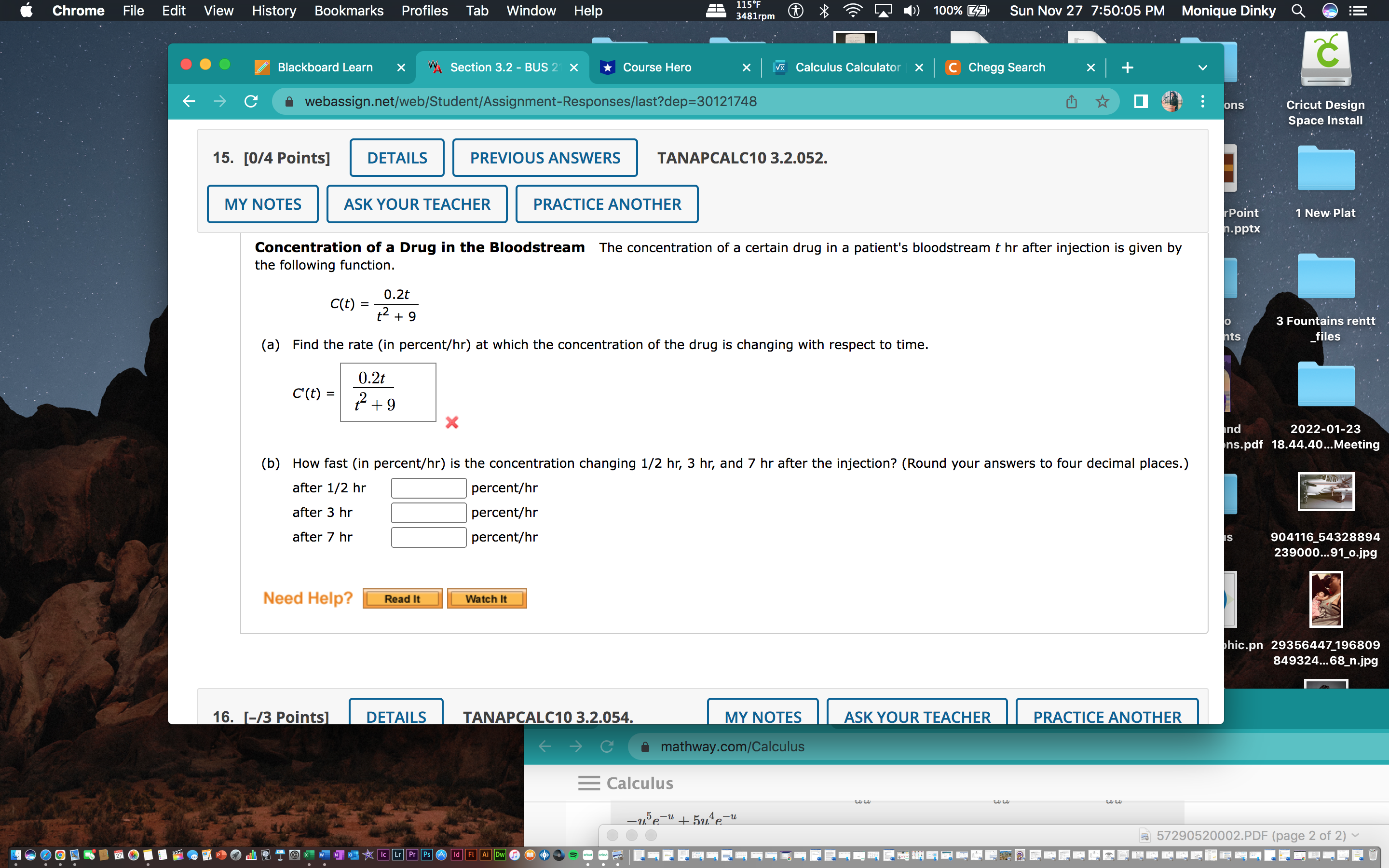 Chrome File Edit View History Bookmarks Profiles Tab Window Help 1150F
