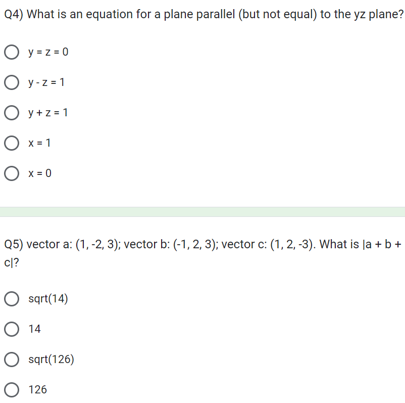 0, 1); Point C = (0, 1, -1). Find out |A-BI +