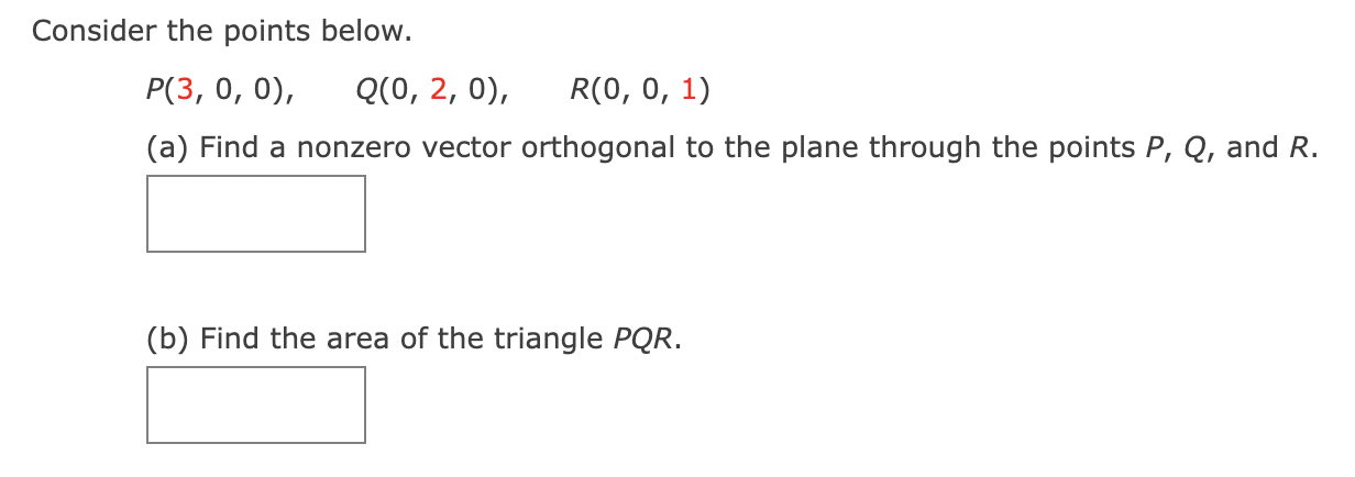 Find the area of the triangle PQR.Determine whether the lines L1 and