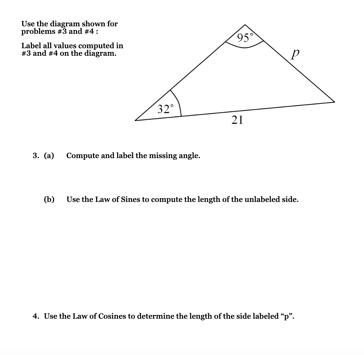 circle, and give exact answers in radians. 2. Use trigonometric identities to