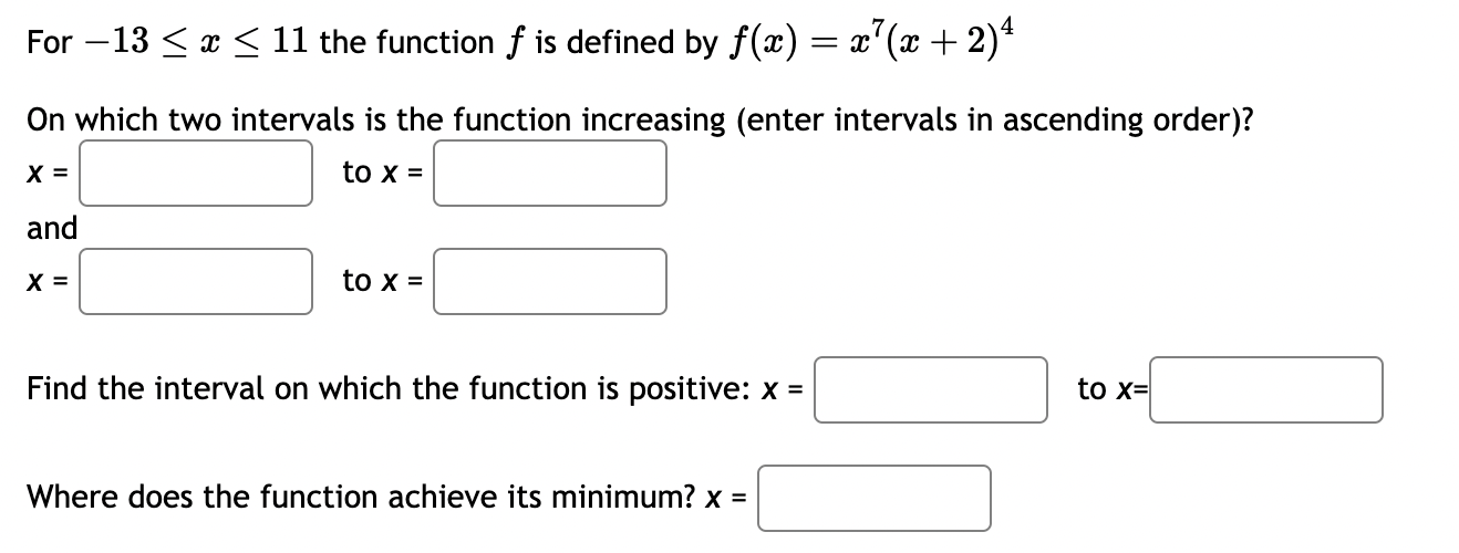 = c7(c + 2) 4 For 13 < c 11 the function