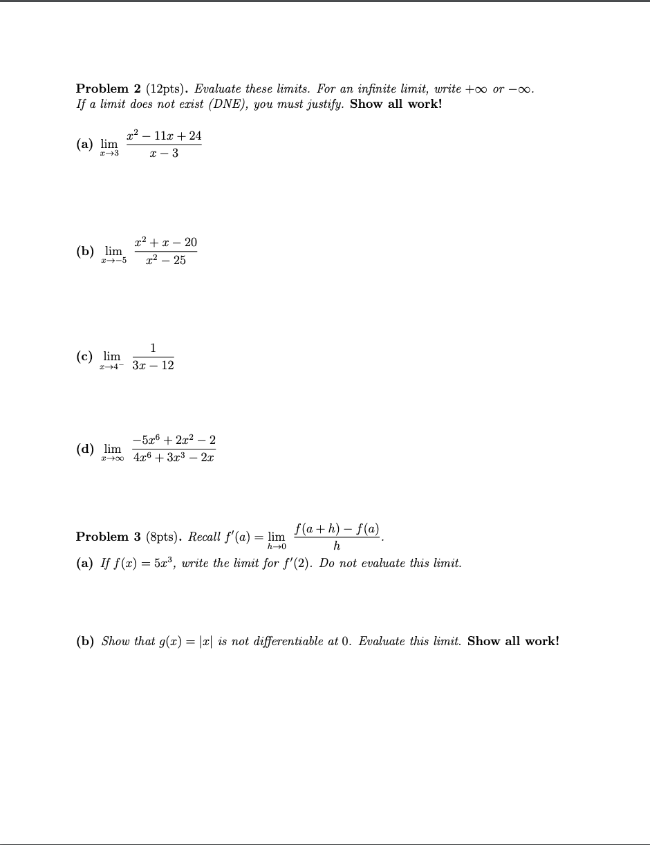 well as a step by step break down for each question and