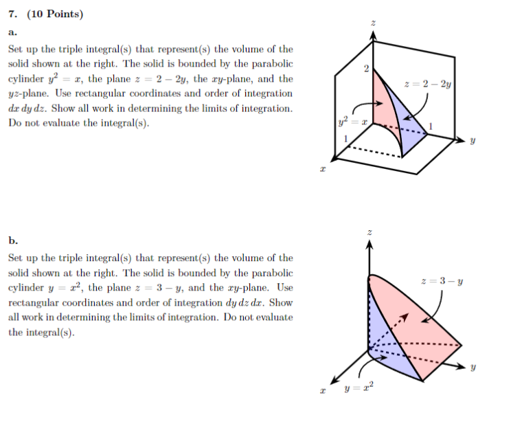 the volume of the solid shown at the right. The solid is