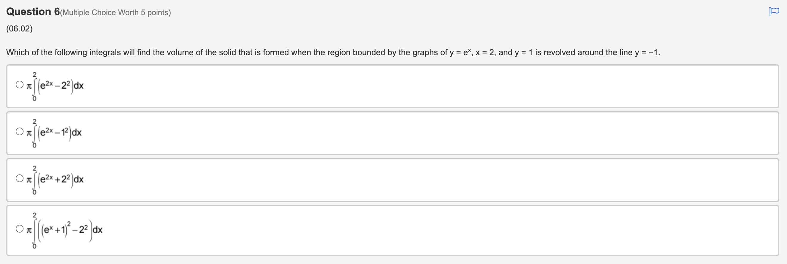 rst quadrant bounded by the x-axis, the line x = Tr, and