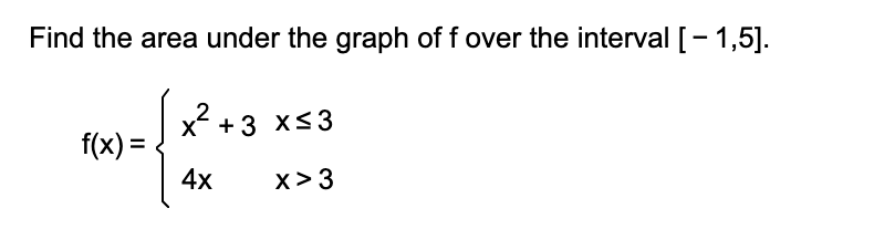 1 ,5]. f(x) =