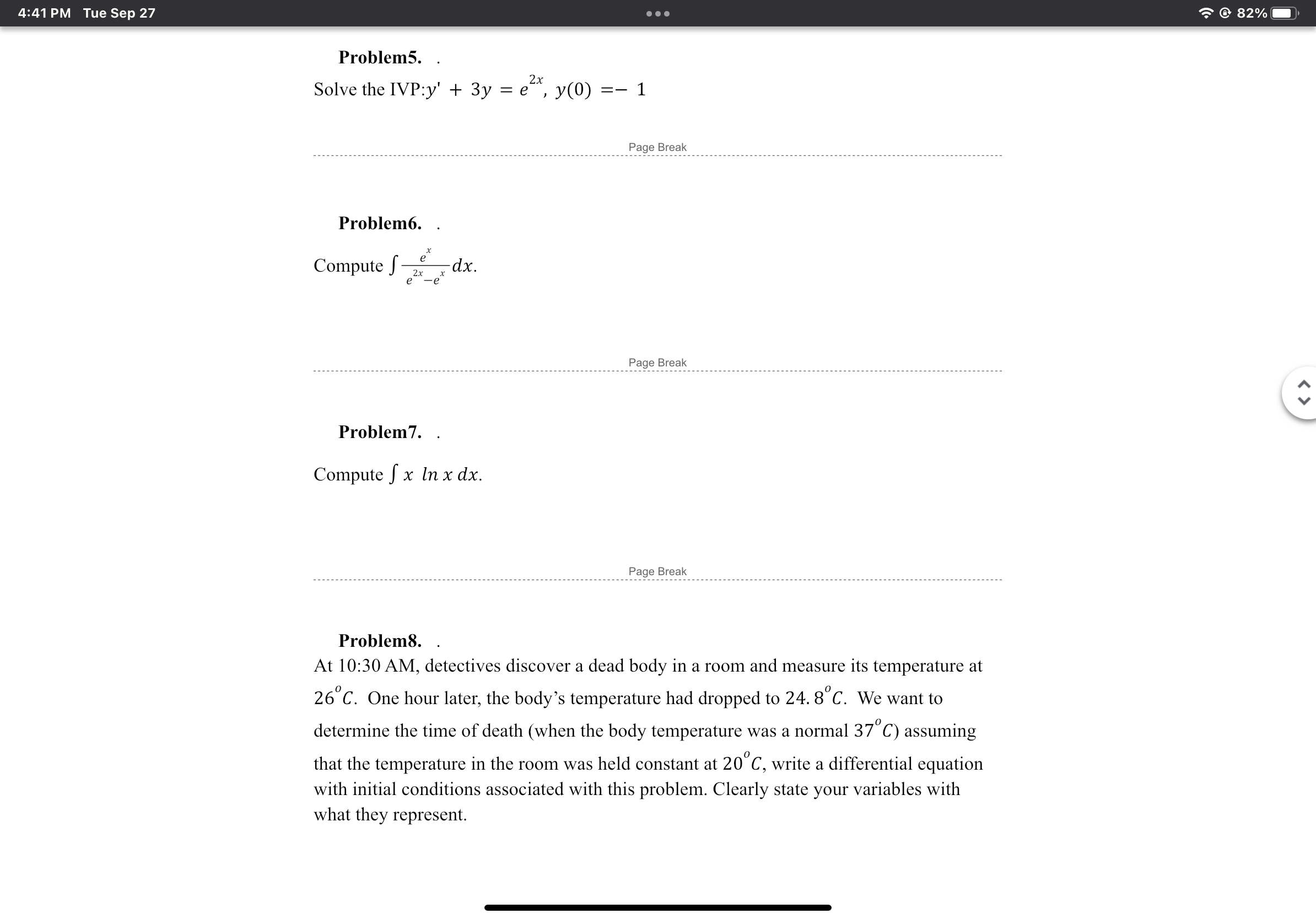 equation with its slope field in the figures below. N WN HOH
