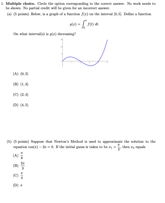 to the equation cos(r) - 2x = 0. If the initial guess