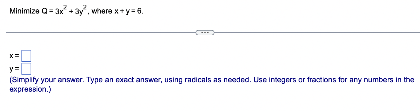 6. x = D V = [I (Simplify your answer. Type an