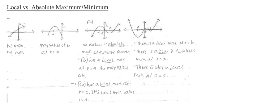is the y-portion of the vertex and where this min./max. occurs is