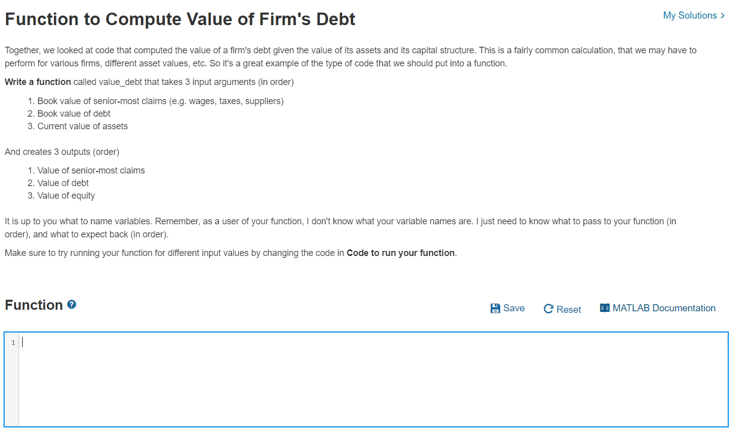 its capital structure. This is a fairly common calculation, that we may