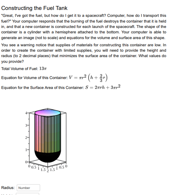 Constructing the Fuel Tank "Great, I've got the fuel, but how do