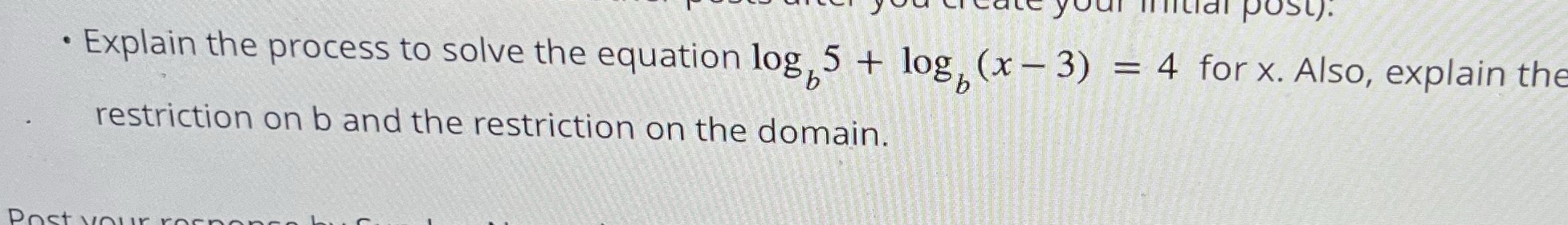 please do not just put the answer. ul Initial post). . Explain