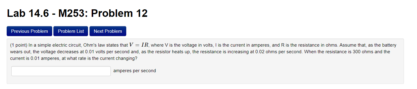 y] at time t: where :L' and y are functions of t.