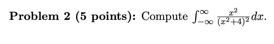 Problem 2 (5 points): Compute f _00