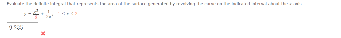 about the yaxis. [Round your final answer to three decimal places.) 20