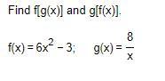 x+ 1, g(x) = 8x - 13\f2 - P Suppose the demand