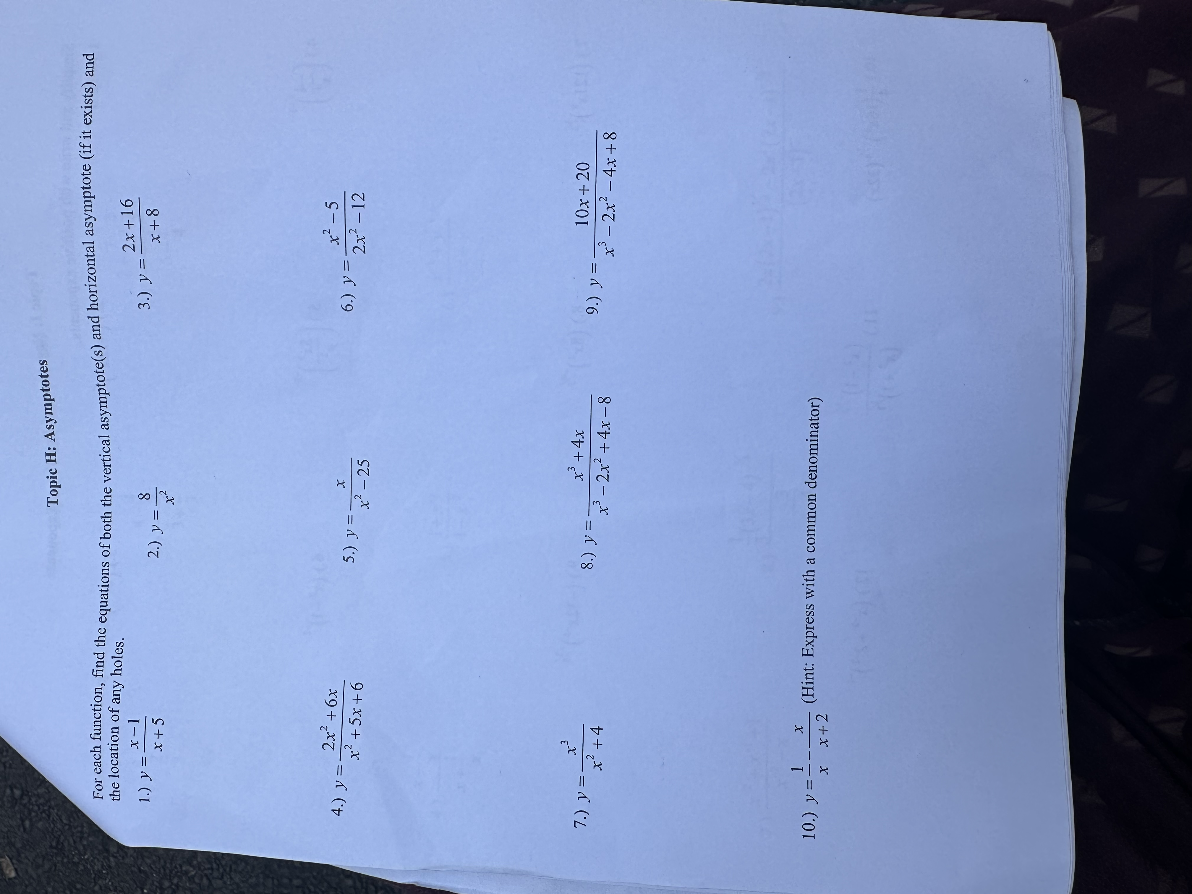 Polynomial Equations Solve each equation for x over the real number system.
