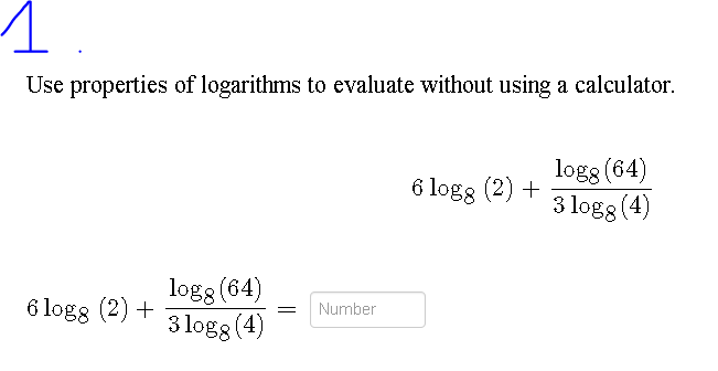 Use the one-to-one property of logarithms to solve. In 2 6\\ +